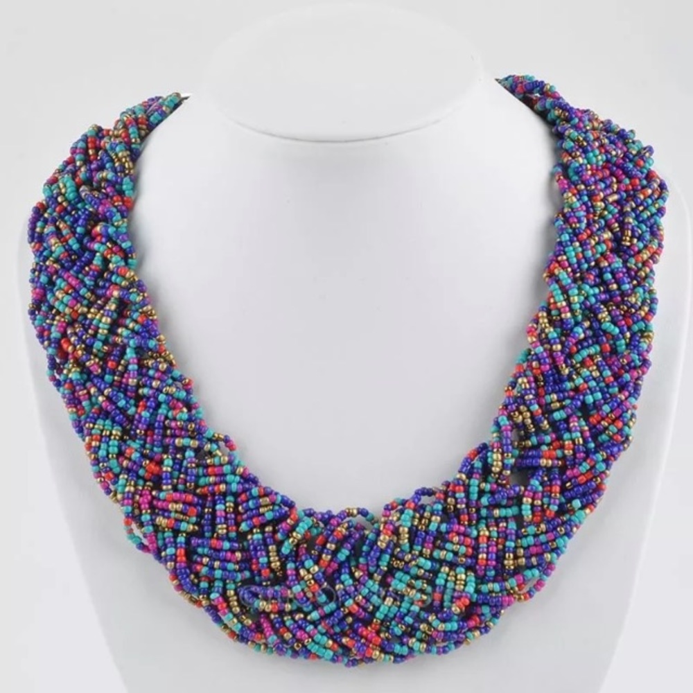 NEW!๐๐COLORFUL! BIG & BOLD BEAUTY!๐๐SEED BEAD! - Picture 1 of 2